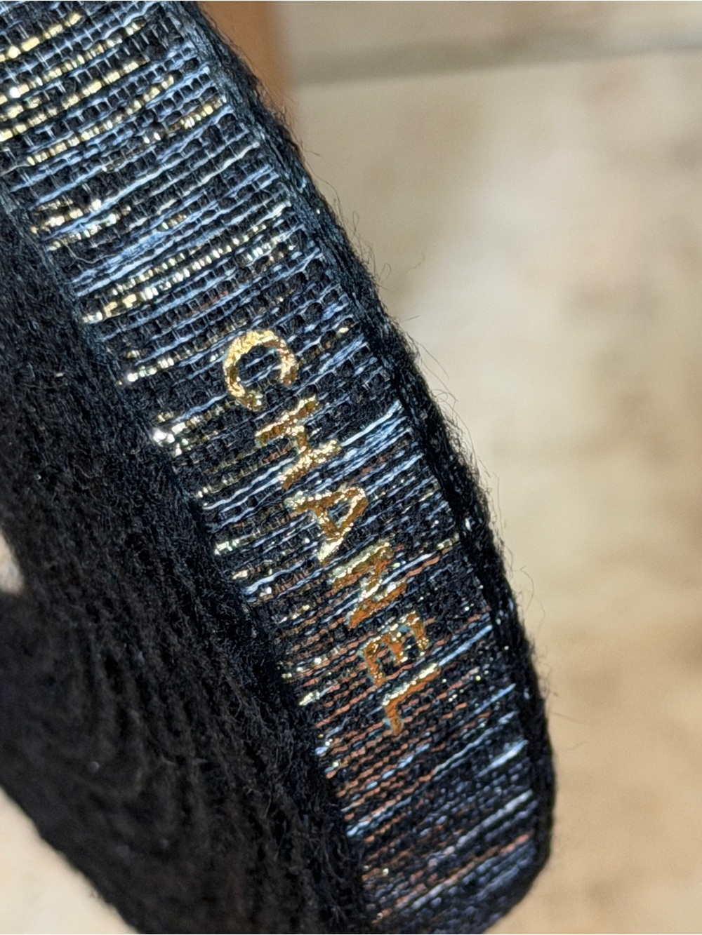 Authentic CHANEL Holiday Ribbon Full Roll Gift Wrapping Ribbon